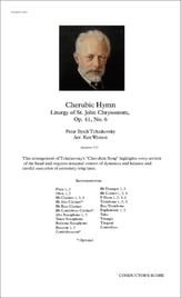 Cherubic Hymn Concert Band sheet music cover